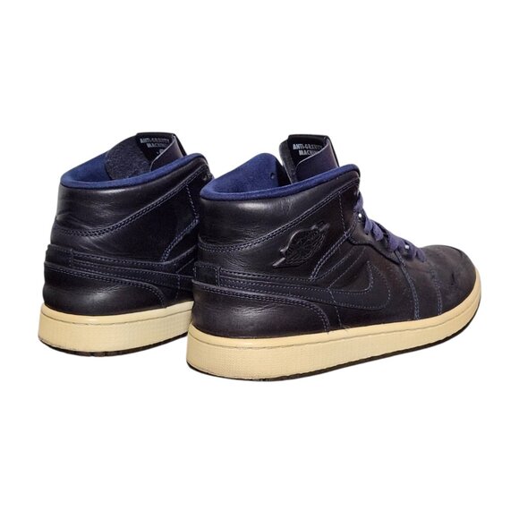 Air Jordan 1 Retro Mid Nouveau Midnight Navy 629151-401 Men\'s Sneakers 9.5 main image 7